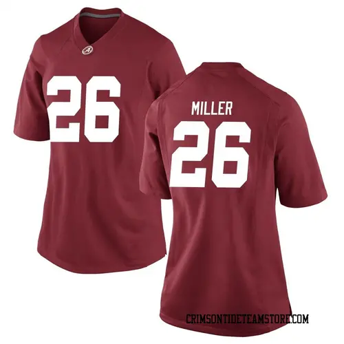 Women's Nike Jam Miller Alabama Crimson Tide Game Crimson Football College Jersey