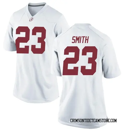 Women's Nike James Smith Alabama Crimson Tide Game White Football College Jersey