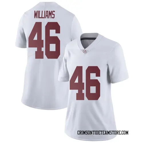 Women's Nike Jay Williams Alabama Crimson Tide Limited White Football College Jersey