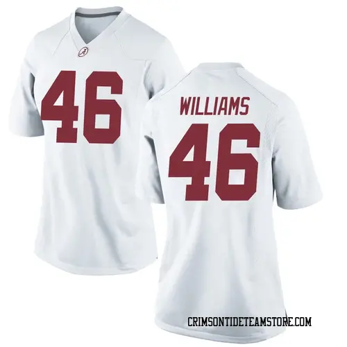 Women's Nike Jay Williams Alabama Crimson Tide Replica White Football College Jersey