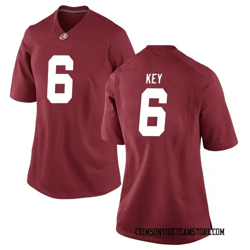 Women's Nike Jaylen Key Alabama Crimson Tide Game Crimson Football College Jersey