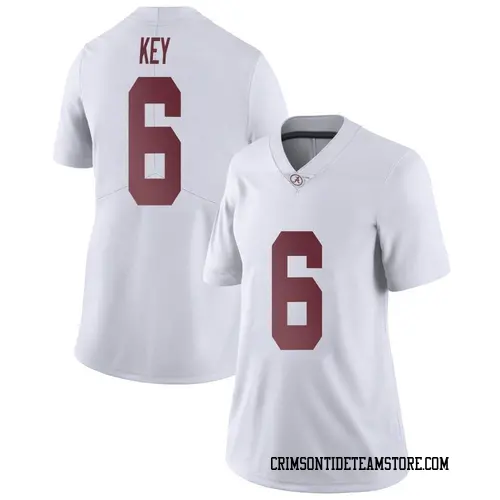 Women's Nike Jaylen Key Alabama Crimson Tide Limited White Football College Jersey