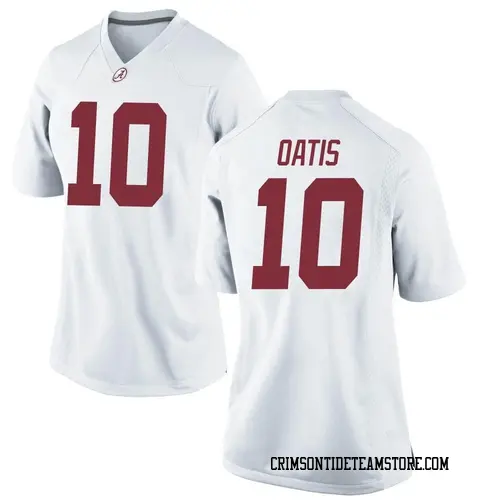 Women's Nike Jehiem Oatis Alabama Crimson Tide Game White Football College Jersey