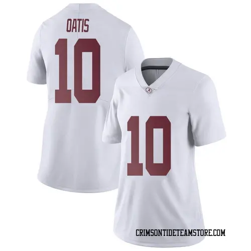 Women's Nike Jehiem Oatis Alabama Crimson Tide Limited White Football College Jersey