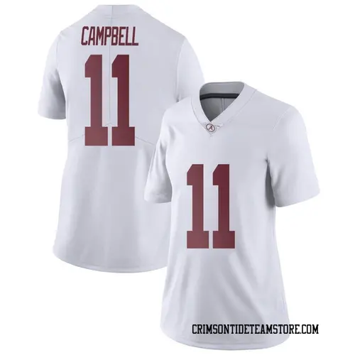 Women's Nike Jihaad Campbell Alabama Crimson Tide Limited White Football College Jersey