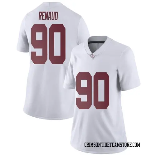 Women's Nike Jordan Renaud Alabama Crimson Tide Limited White Football College Jersey