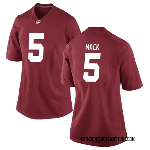 Women's Nike King Mack Alabama Crimson Tide Game Crimson Football College Jersey