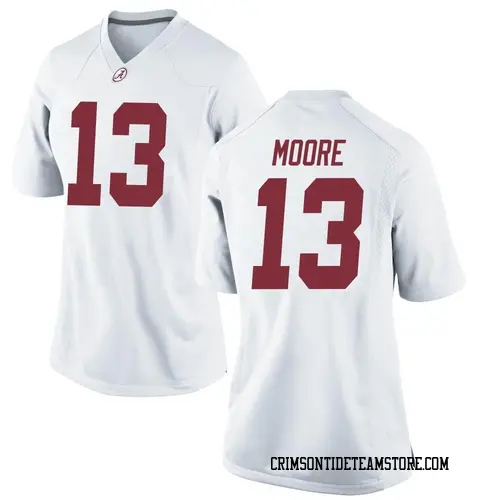 Women's Nike Malachi Moore Alabama Crimson Tide Replica White Football ...