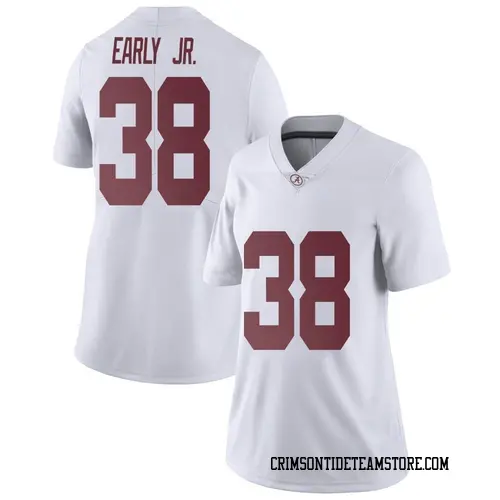 Women's Nike Marcus Early Jr. Alabama Crimson Tide Limited White Football College Jersey