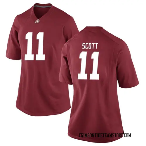 Women's Nike Rico Scott Alabama Crimson Tide Game Crimson Football College Jersey