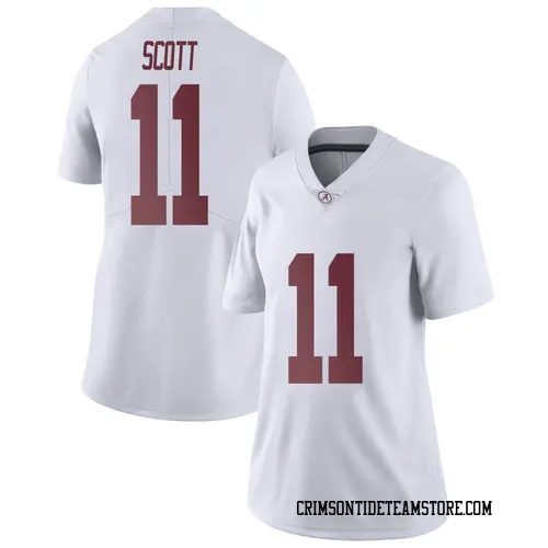 Women's Nike Rico Scott Alabama Crimson Tide Limited White Football College Jersey