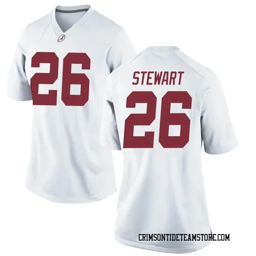 Women's Nike Ryder Stewart Alabama Crimson Tide Game White Football College Jersey