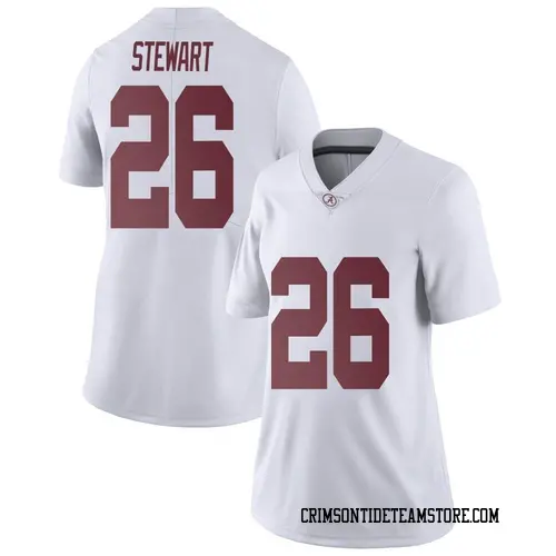 Women's Nike Ryder Stewart Alabama Crimson Tide Limited White Football College Jersey