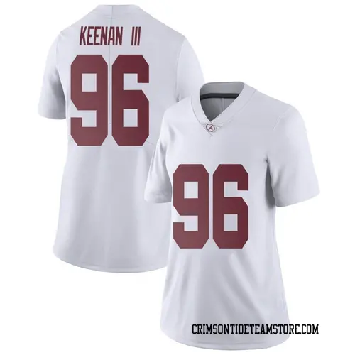 Women's Nike Tim Keenan III Alabama Crimson Tide Limited White Football College Jersey