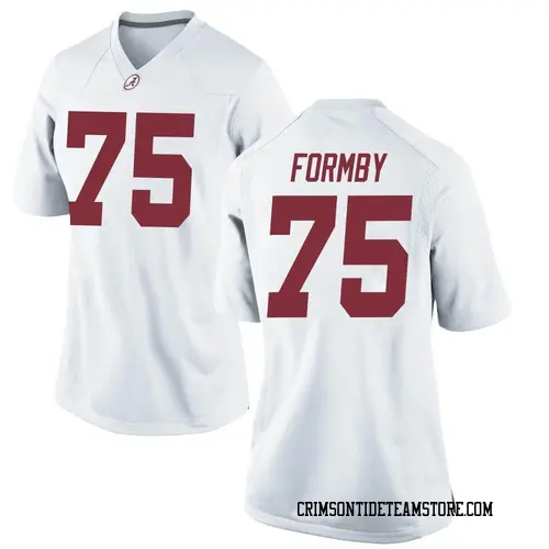 Women's Nike Wilkin Formby Alabama Crimson Tide Game White Football College Jersey