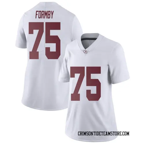 Women's Nike Wilkin Formby Alabama Crimson Tide Limited White Football College Jersey