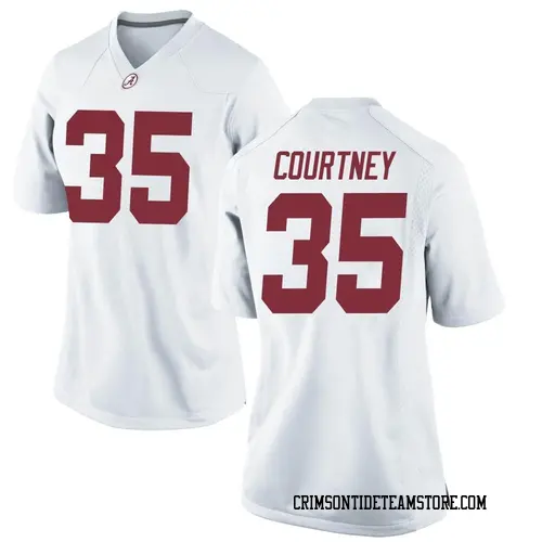 Women's Nike Zarian Courtney Alabama Crimson Tide Game White Football College Jersey