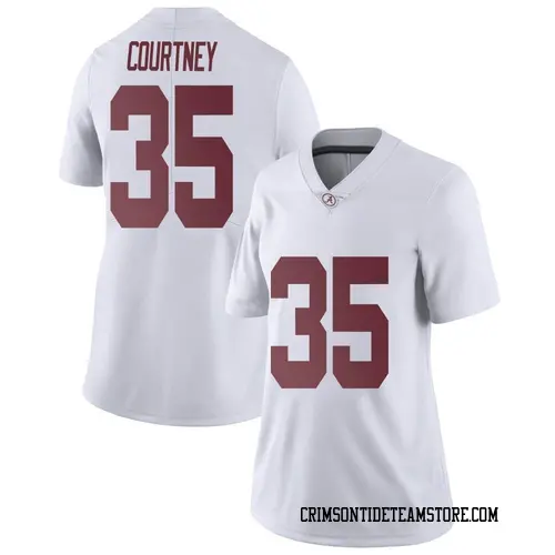 Women's Nike Zarian Courtney Alabama Crimson Tide Limited White Football College Jersey