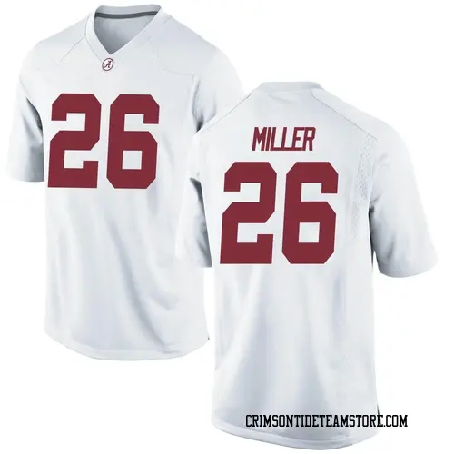 Youth Nike Jam Miller Alabama Crimson Tide Replica White Football College Jersey