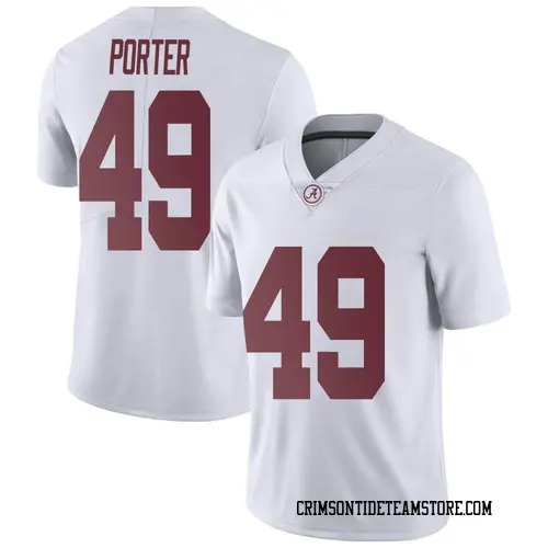 Youth Nike Jax Porter Alabama Crimson Tide Limited White Football ...